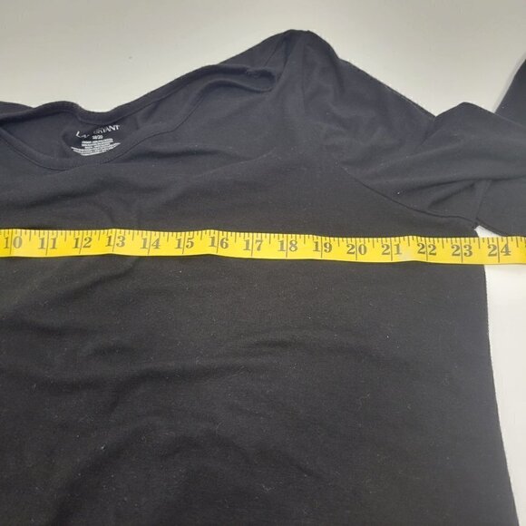 Lane Bryant Women's Black Long Sleeve Floral Purple/Grey Pattern Back Size 18/20 - Picture 9 of 9